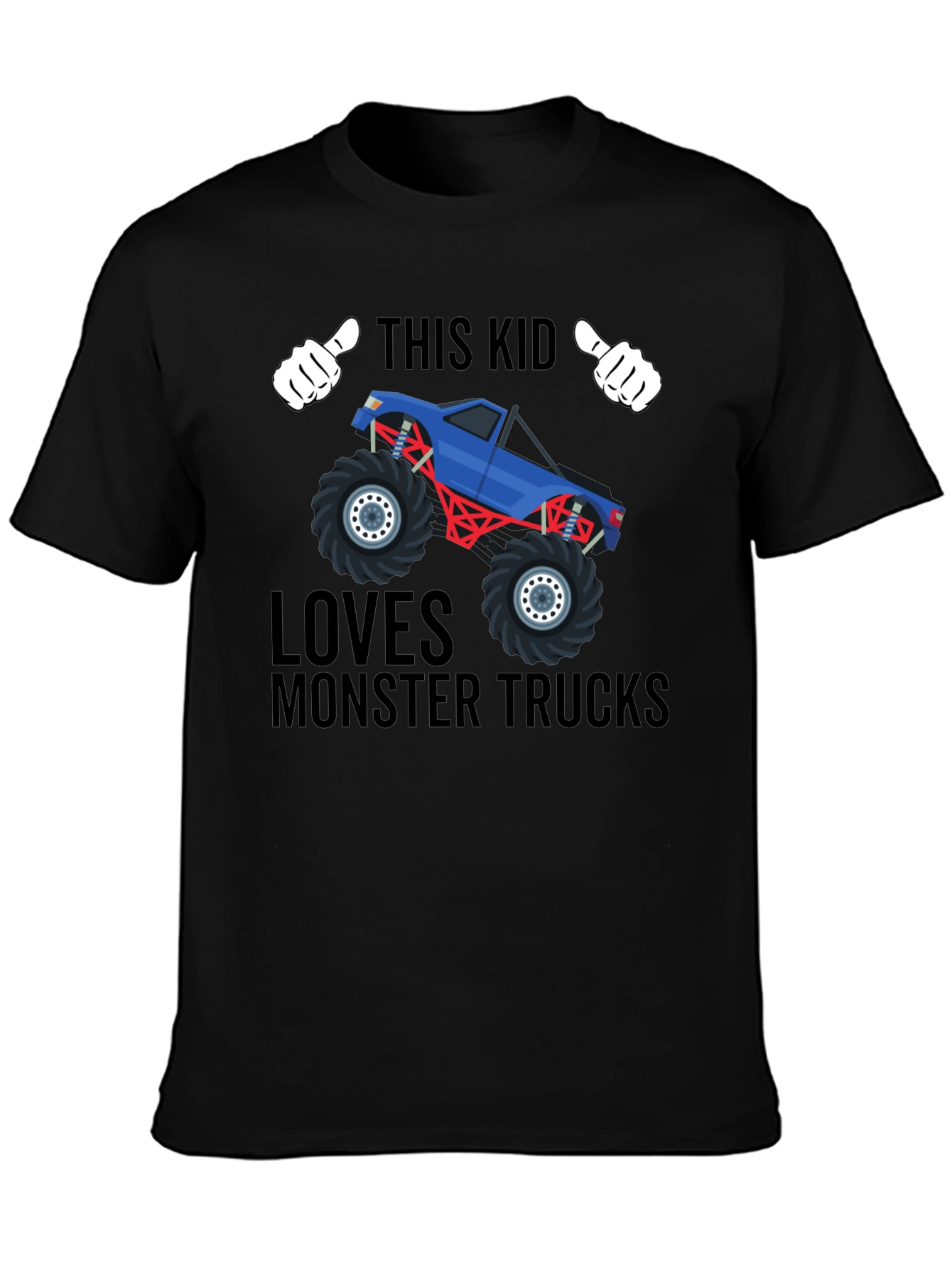 Monster Truck Kids T-Shirt