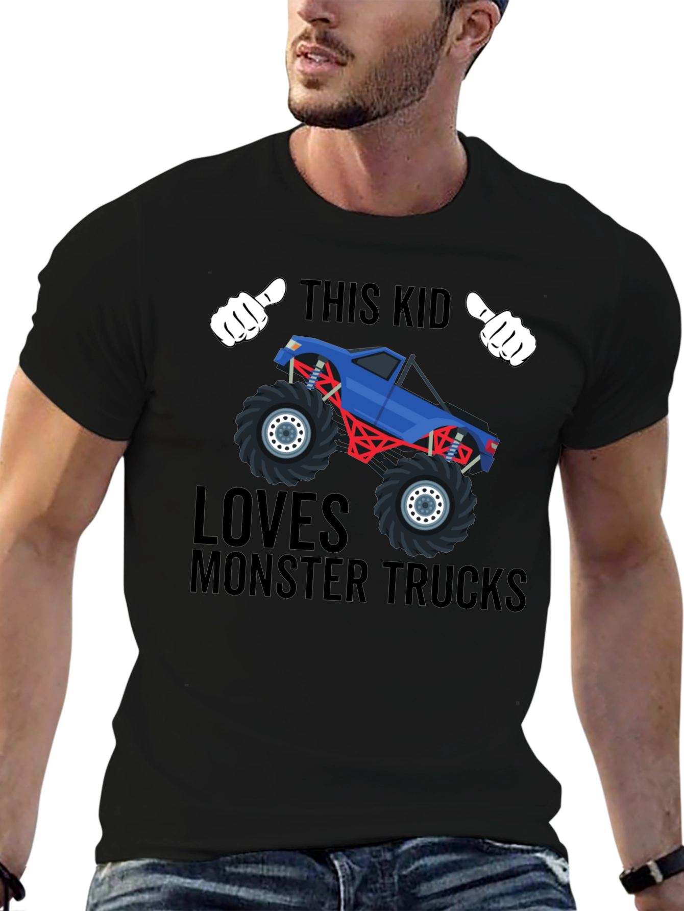 Monster Truck Kids T-Shirt