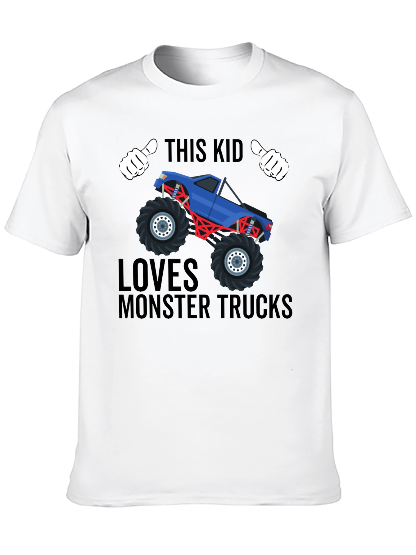 Monster Truck Kids T-Shirt