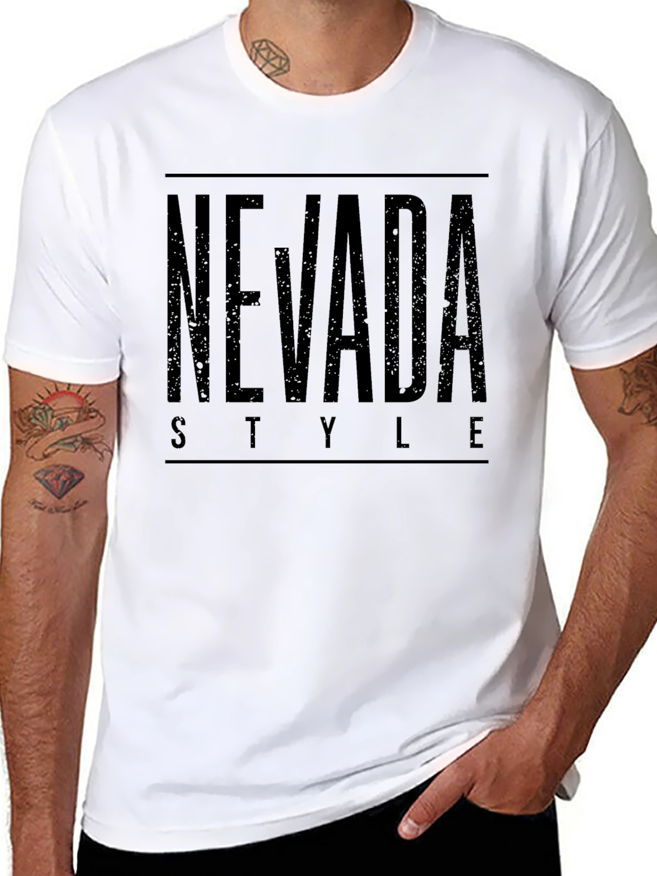 Nevada Style Black T-Shirt