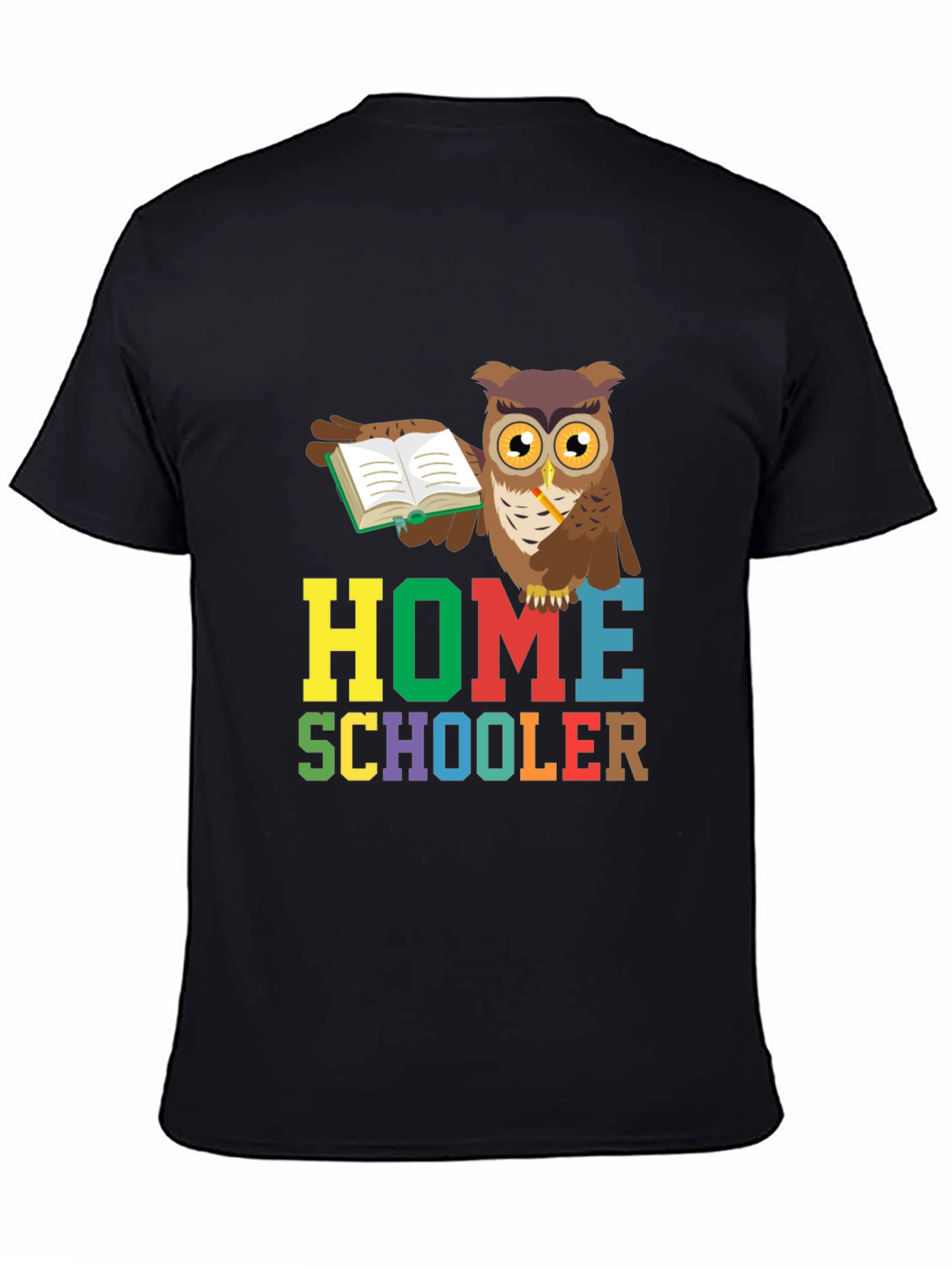 Homeschooler Owl Graphic Tee - Perfect for Teachers!