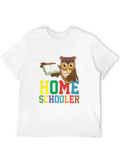 Homeschooler Owl Graphic Tee - Perfect for Teachers!