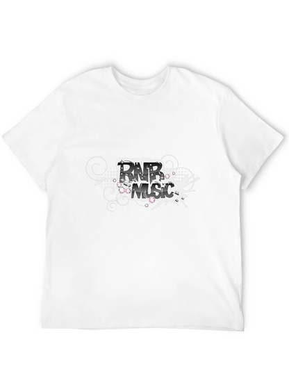 R&B Music Graphic Black T-Shirt