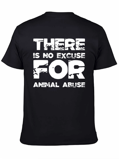 Animal Rights Graphic Tee: No Excuse for Abuse