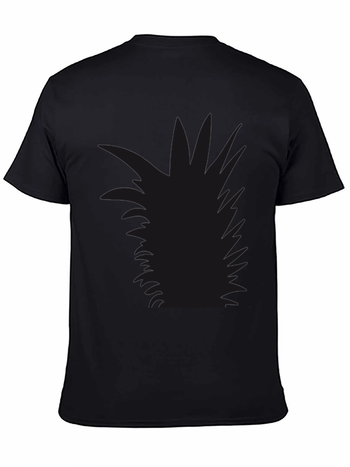 Mens Black Pineapple Graphic Tee - Casual Style