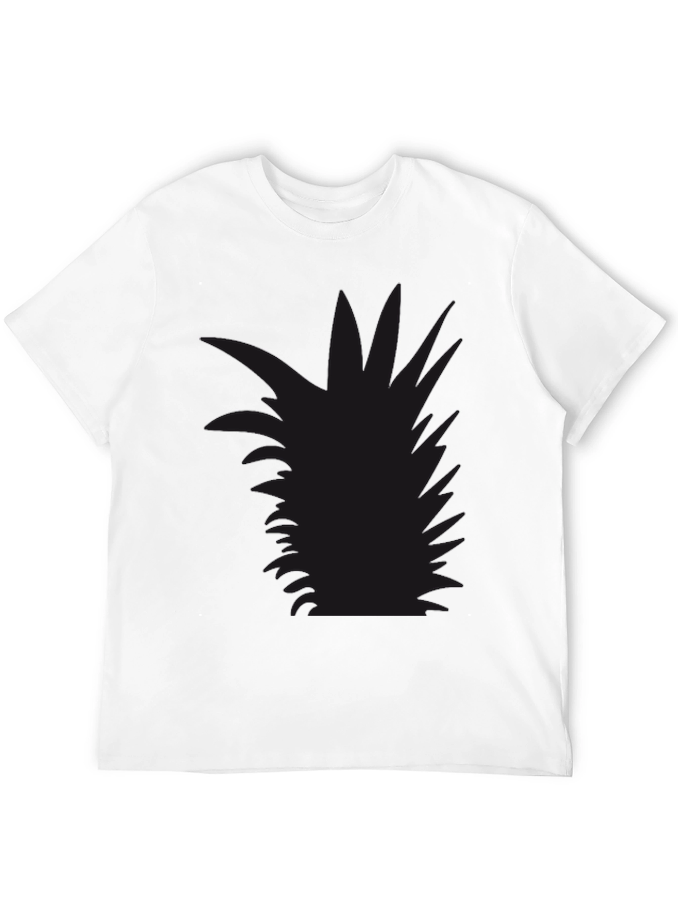 Mens Black Pineapple Graphic Tee - Casual Style