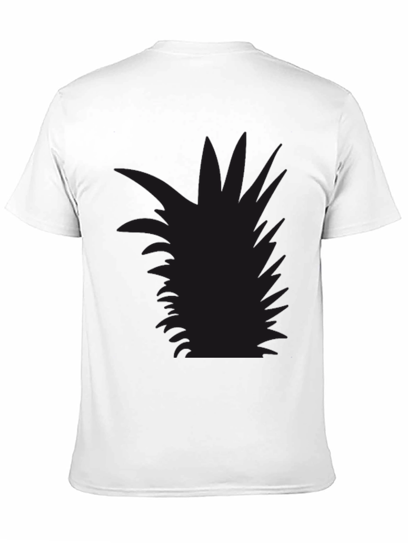 Mens Black Pineapple Graphic Tee - Casual Style