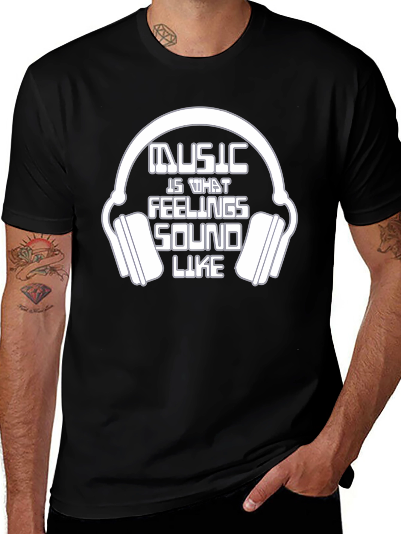 Music is What Feelings Sound Like T-Shirt