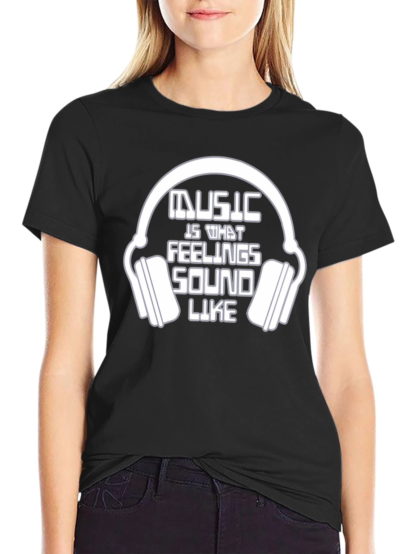 Music is What Feelings Sound Like T-Shirt