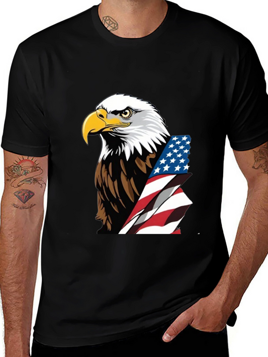 Patriotic Eagle Flag Graphic Tee