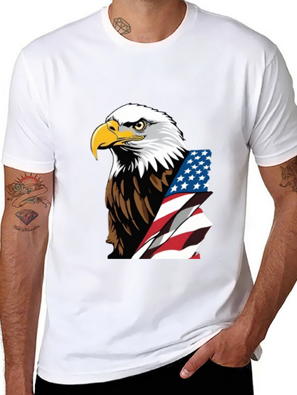 Patriotic Eagle Flag Graphic Tee