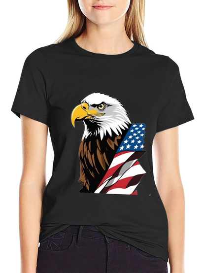Patriotic Eagle Flag Graphic Tee