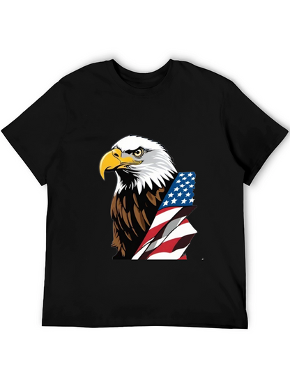Patriotic Eagle Flag Graphic Tee