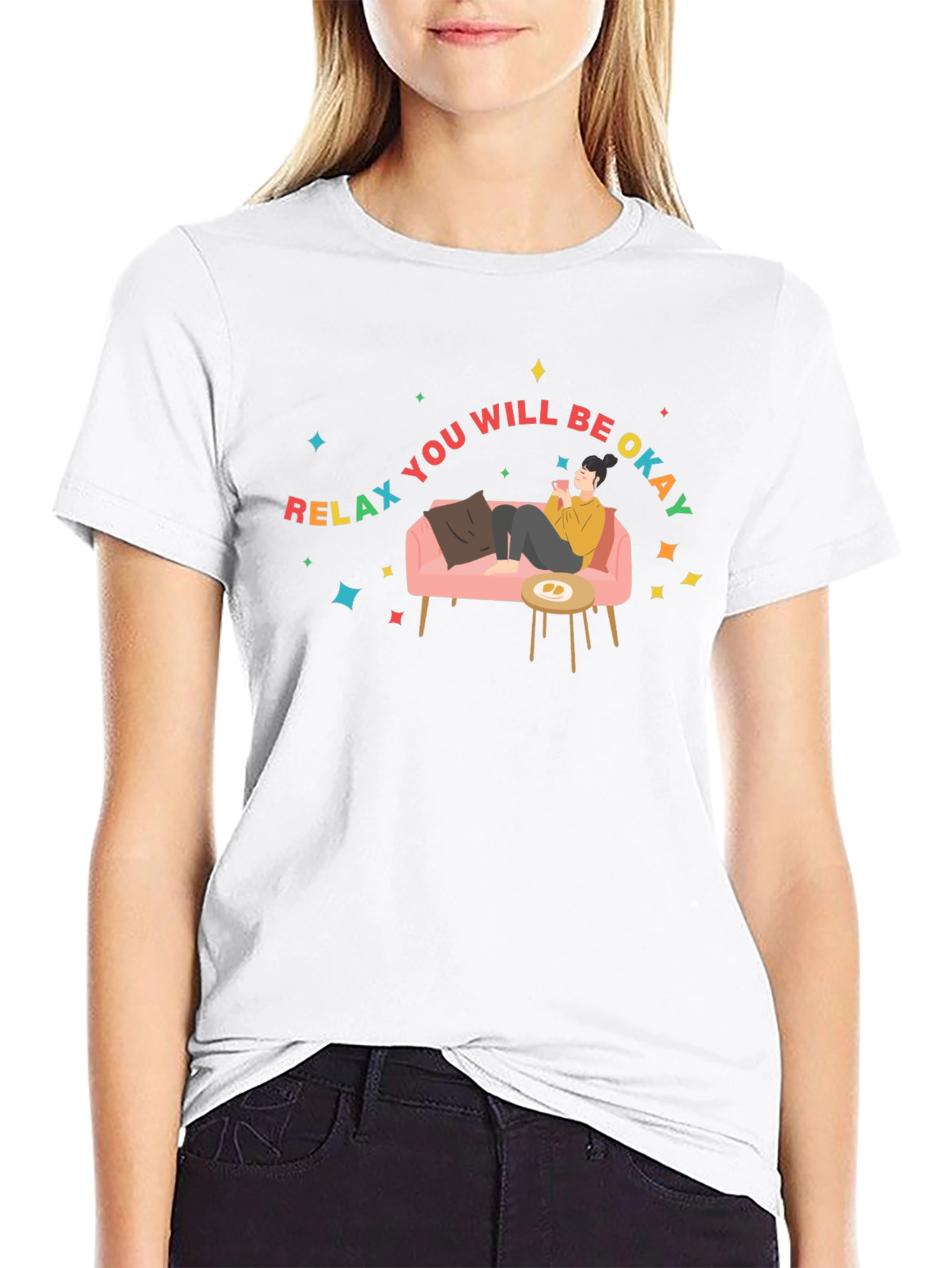 Relax You Will Be Okay Graphic T-Shirt