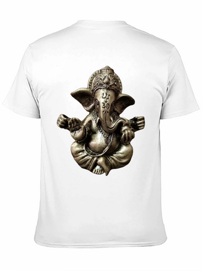 Ganesha Graphic Tee - Spiritual Om Design