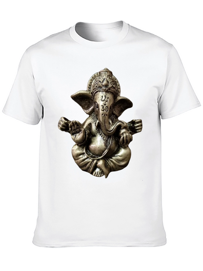 Ganesha Graphic Tee - Spiritual Om Design