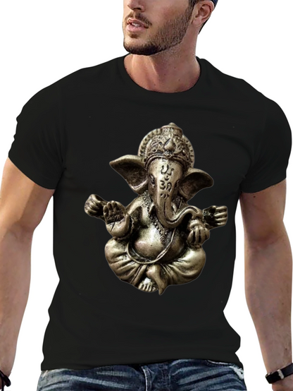 Ganesha Graphic Tee - Spiritual Om Design