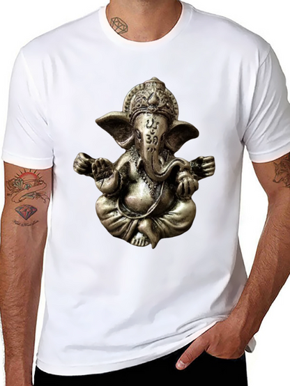 Ganesha Graphic Tee - Spiritual Om Design