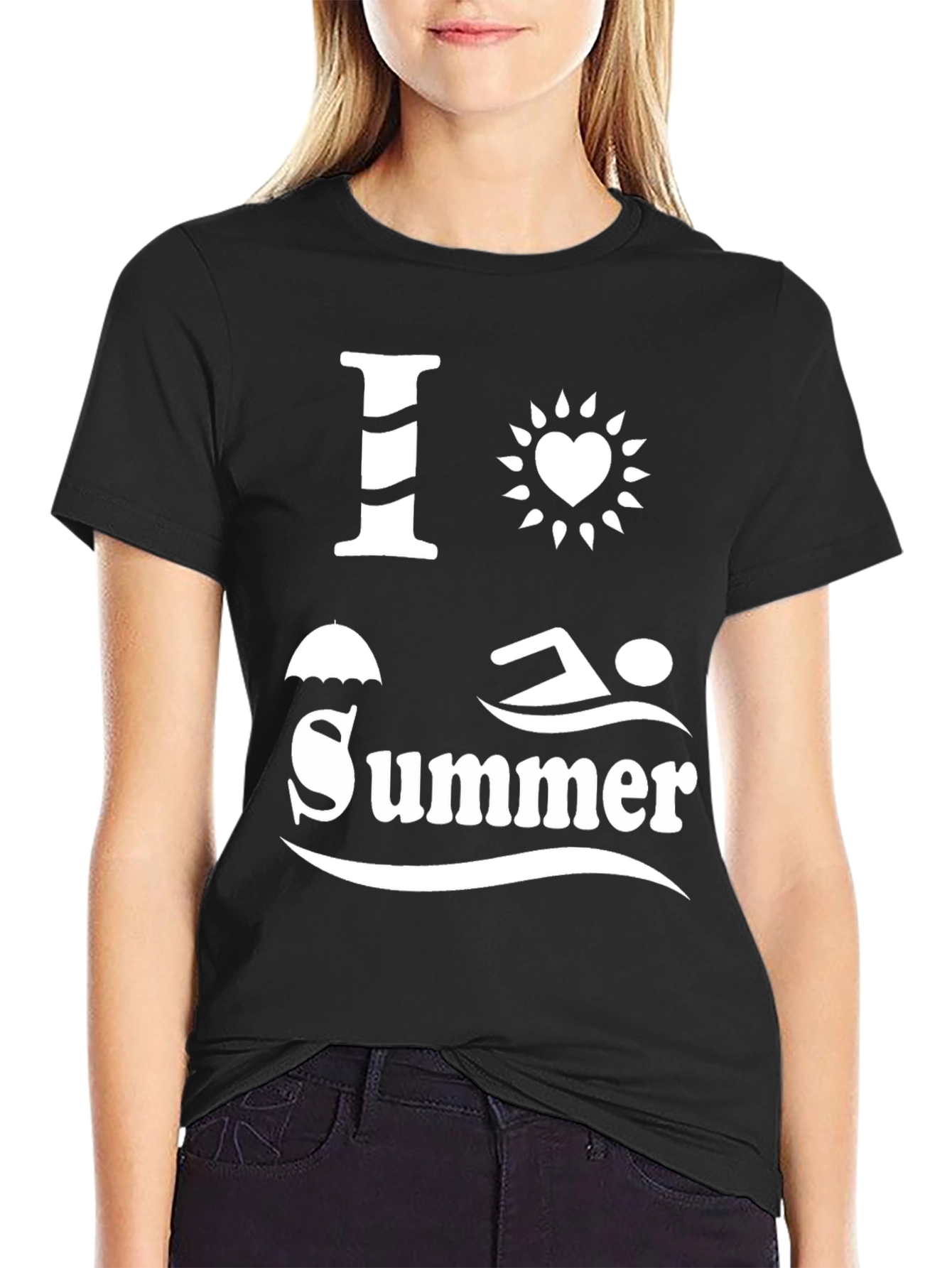 I Love Summer Graphic T-Shirt