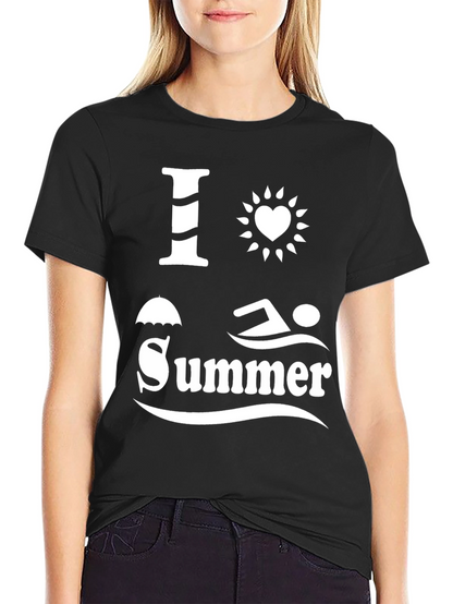 I Love Summer Graphic T-Shirt