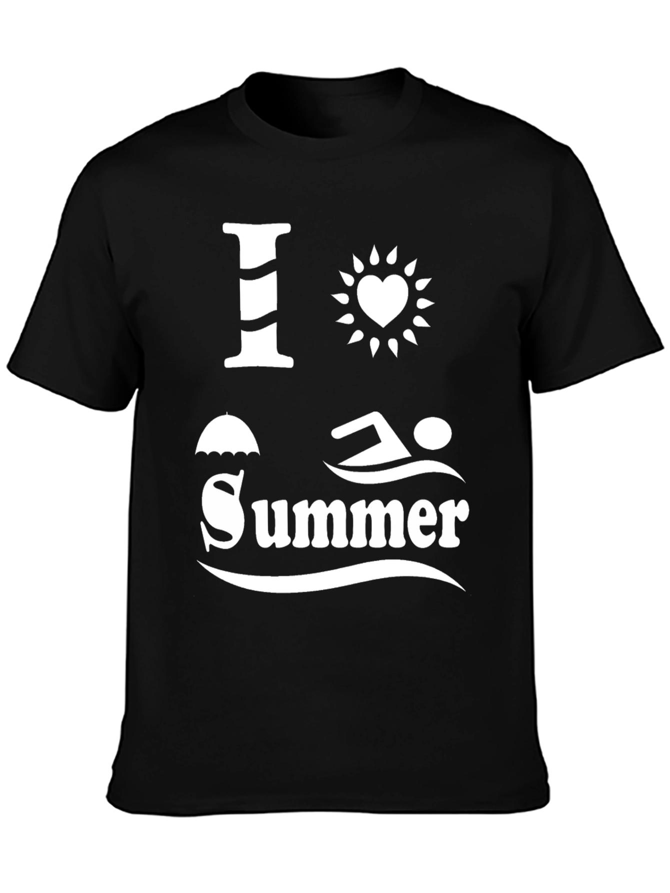 I Love Summer Graphic T-Shirt