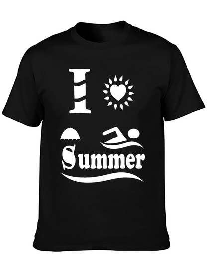 I Love Summer Graphic T-Shirt