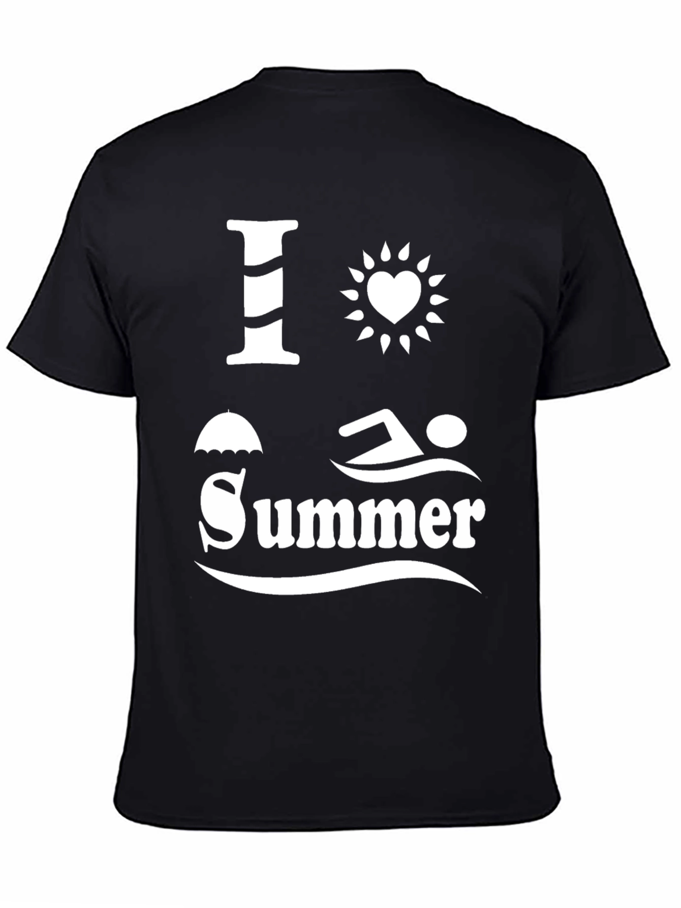 I Love Summer Graphic T-Shirt