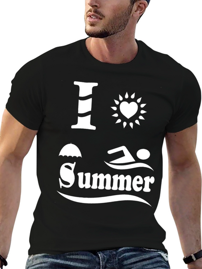 I Love Summer Graphic T-Shirt
