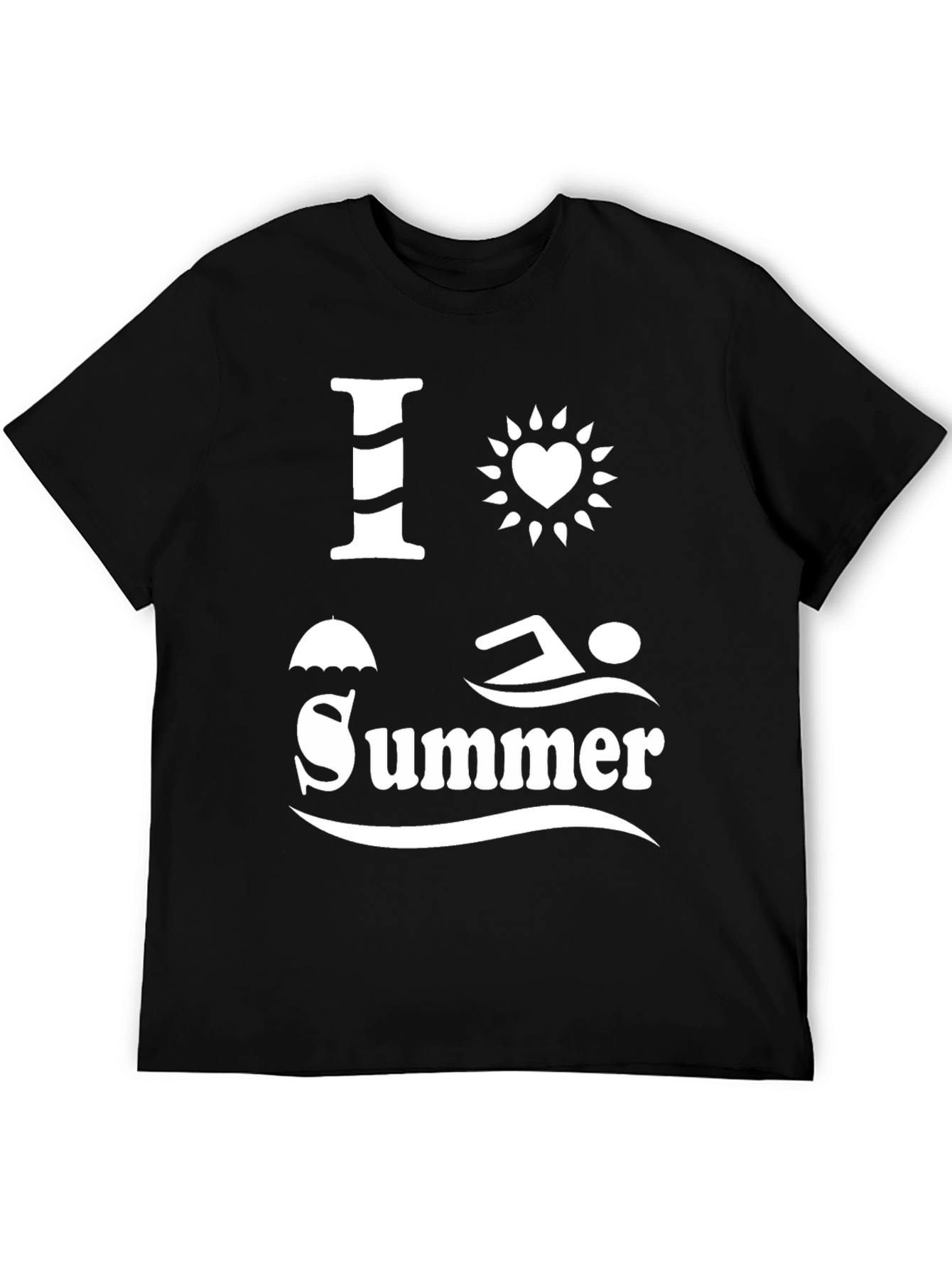 I Love Summer Graphic T-Shirt