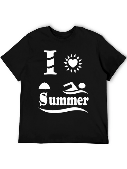 I Love Summer Graphic T-Shirt
