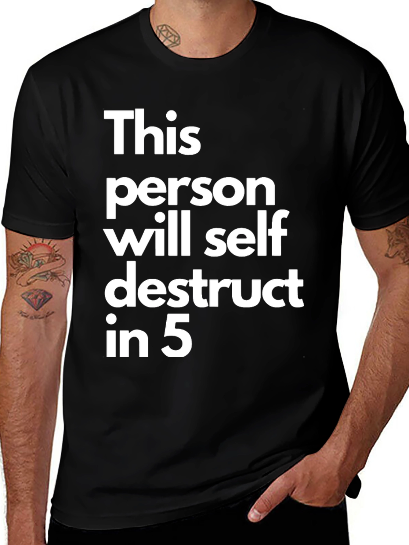 Self Destruct T-Shirt - Funny Sarcastic Tee
