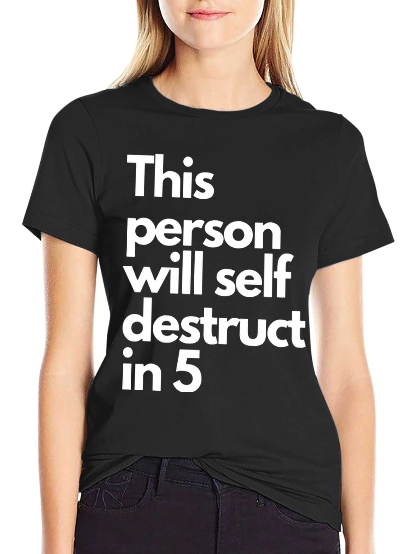 Self Destruct T-Shirt - Funny Sarcastic Tee