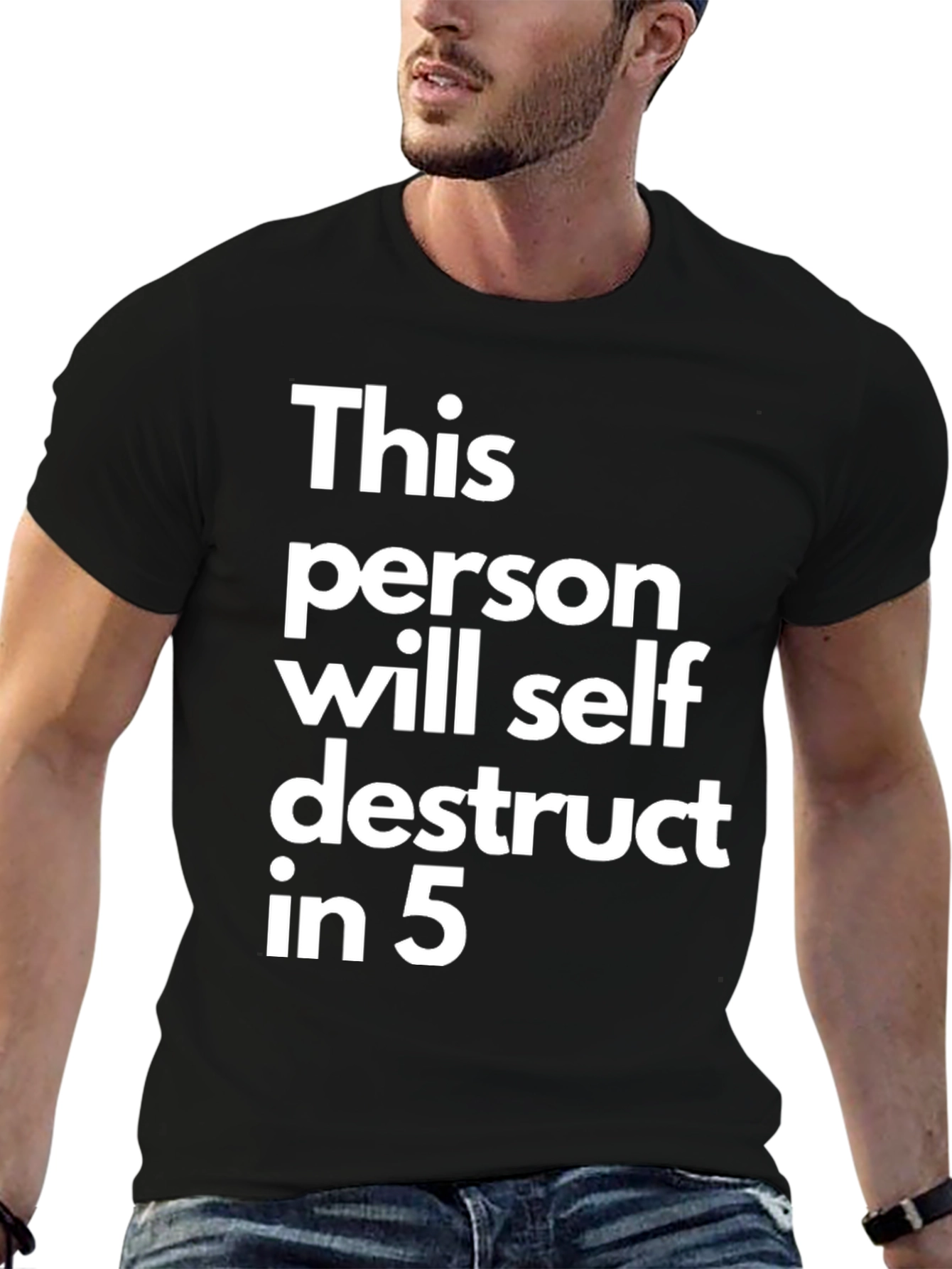 Self Destruct T-Shirt - Funny Sarcastic Tee