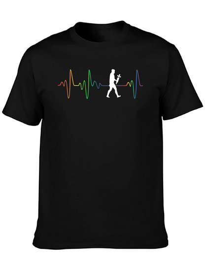 Gardener Heartbeat T-Shirt - Black