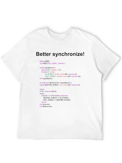 Better Synchronize Programmer T-Shirt