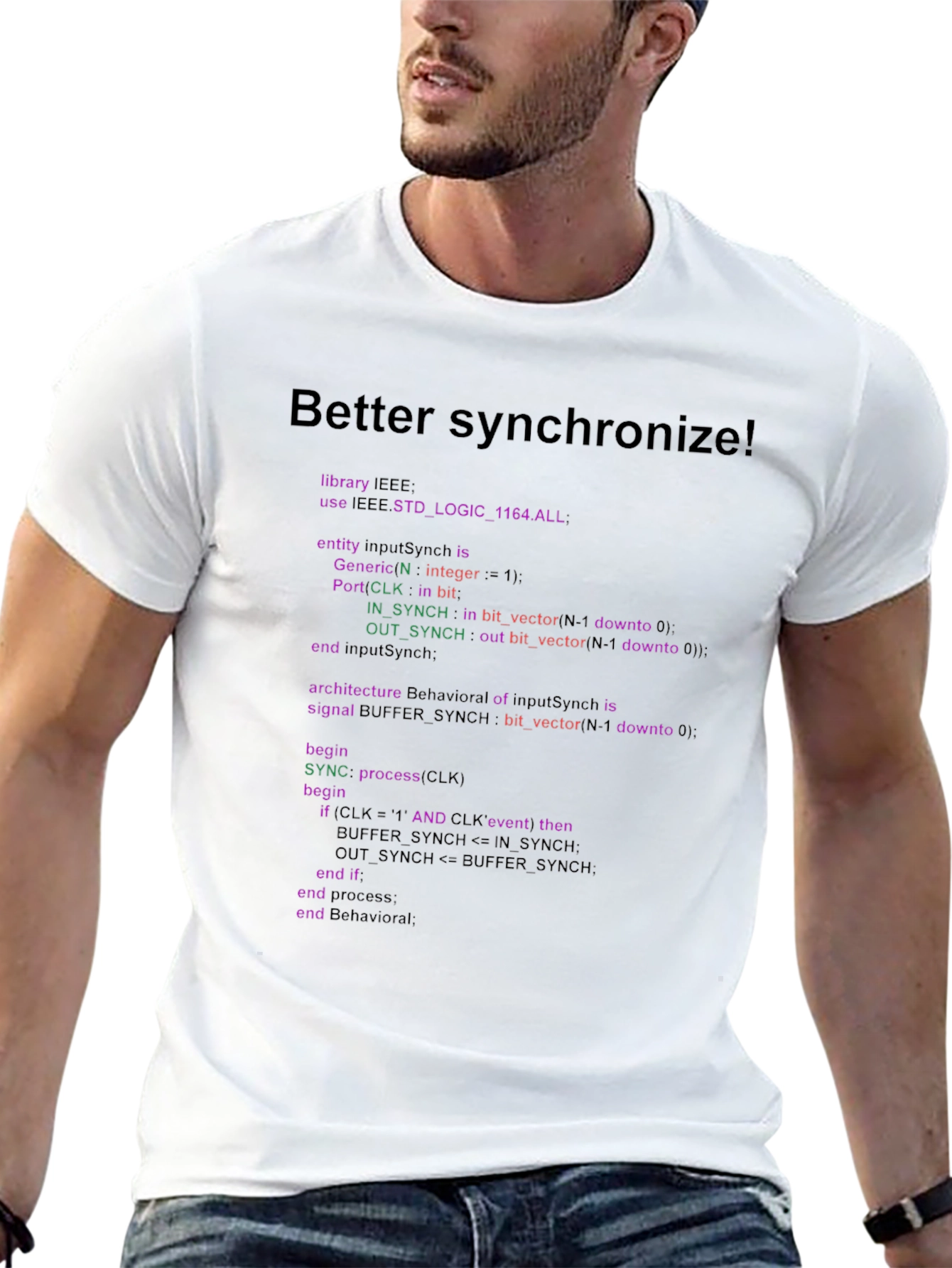 Better Synchronize Programmer T-Shirt