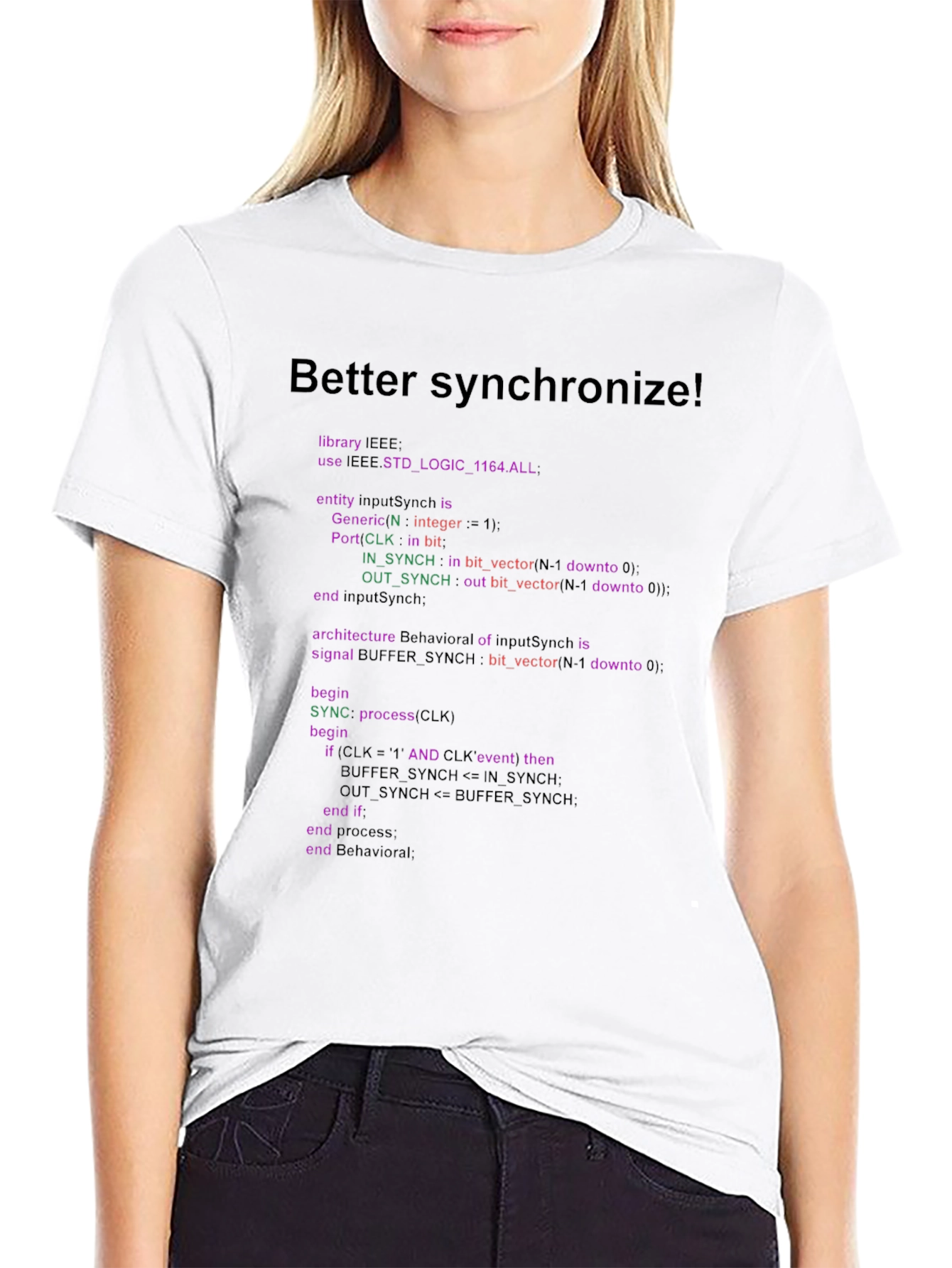 Better Synchronize Programmer T-Shirt