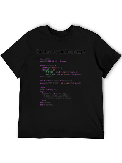 Better Synchronize Programmer T-Shirt