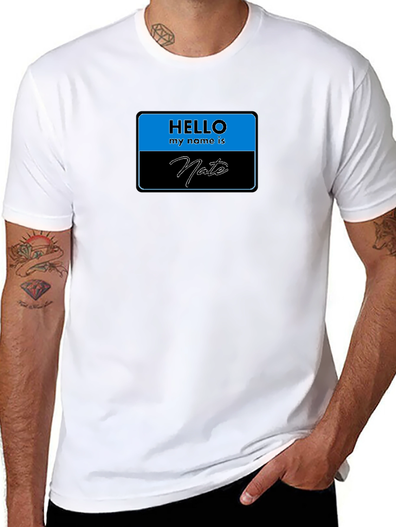 Hello My Name is Nate T-Shirt