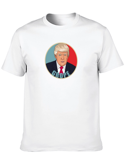 Satirical Trump Graphic T-Shirt - Black