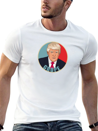 Satirical Trump Graphic T-Shirt - Black