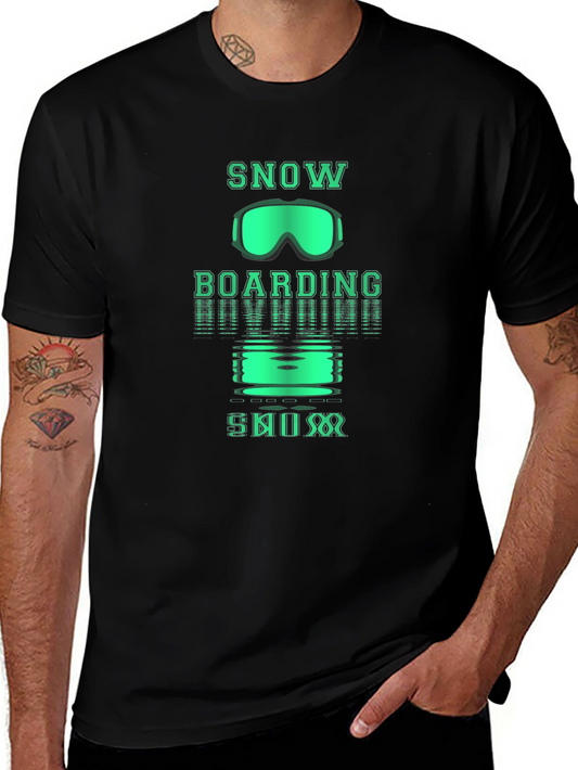 Snowboarding Graphic T-Shirt - Winter Sports Tee
