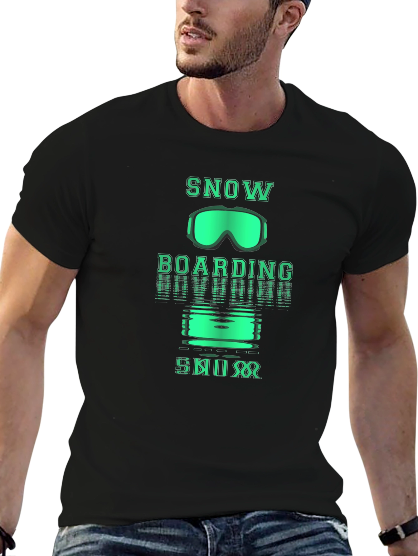 Snowboarding Graphic T-Shirt - Winter Sports Tee