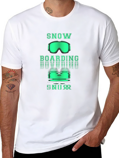 Snowboarding Graphic T-Shirt - Winter Sports Tee