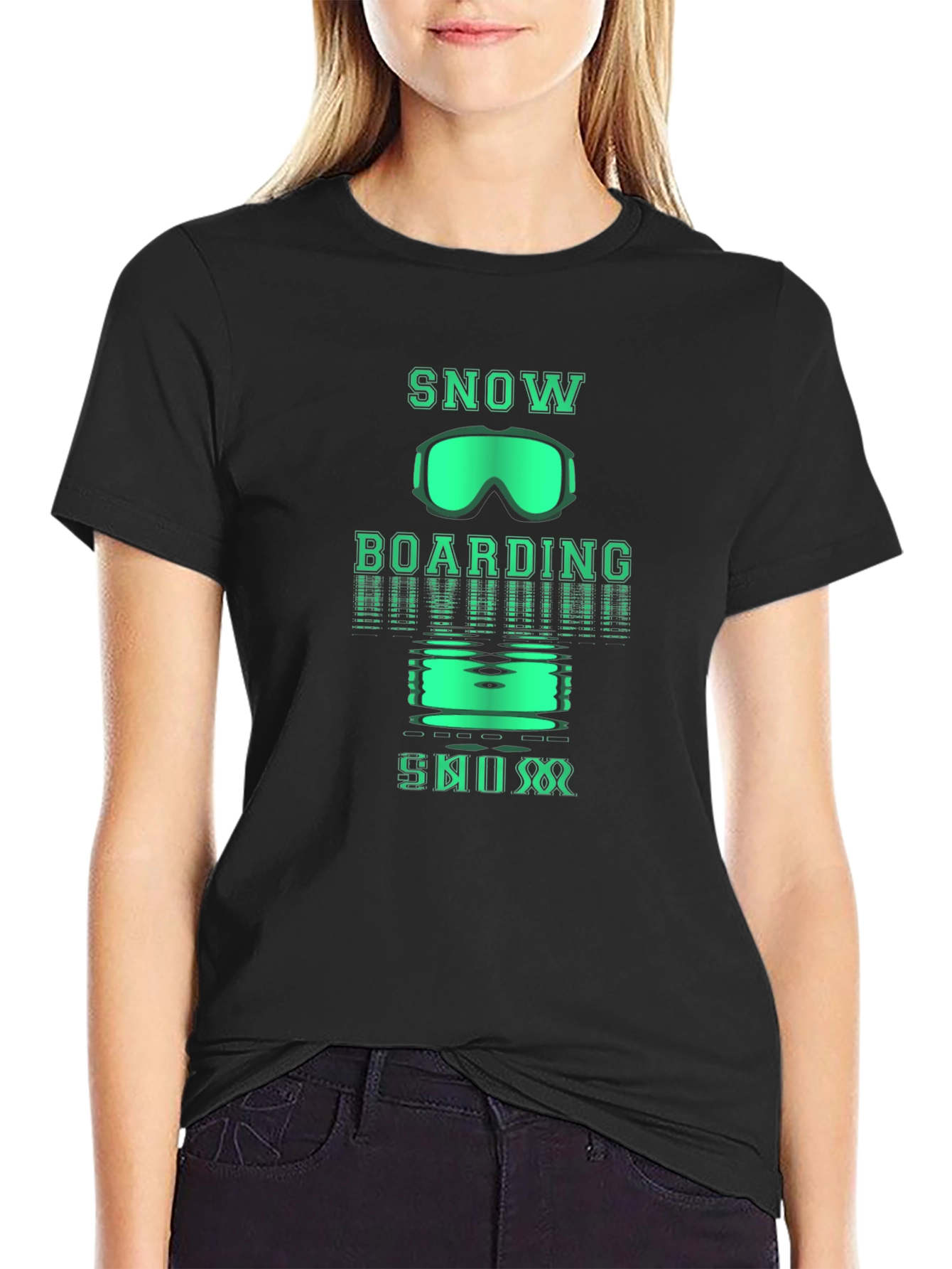Snowboarding Graphic T-Shirt - Winter Sports Tee