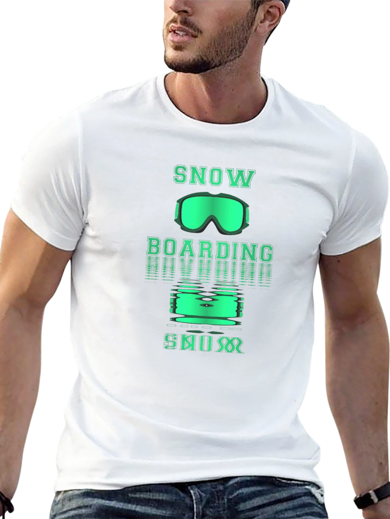 Snowboarding Graphic T-Shirt - Winter Sports Tee