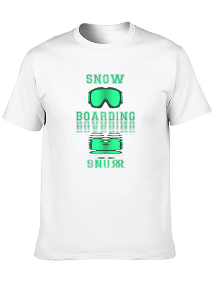 Snowboarding Graphic T-Shirt - Winter Sports Tee