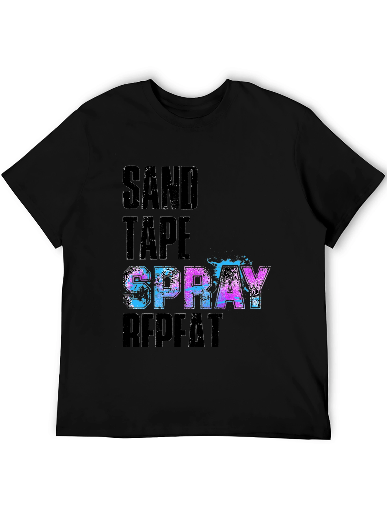 Sand Tape Spray Repeat Graphic Tee