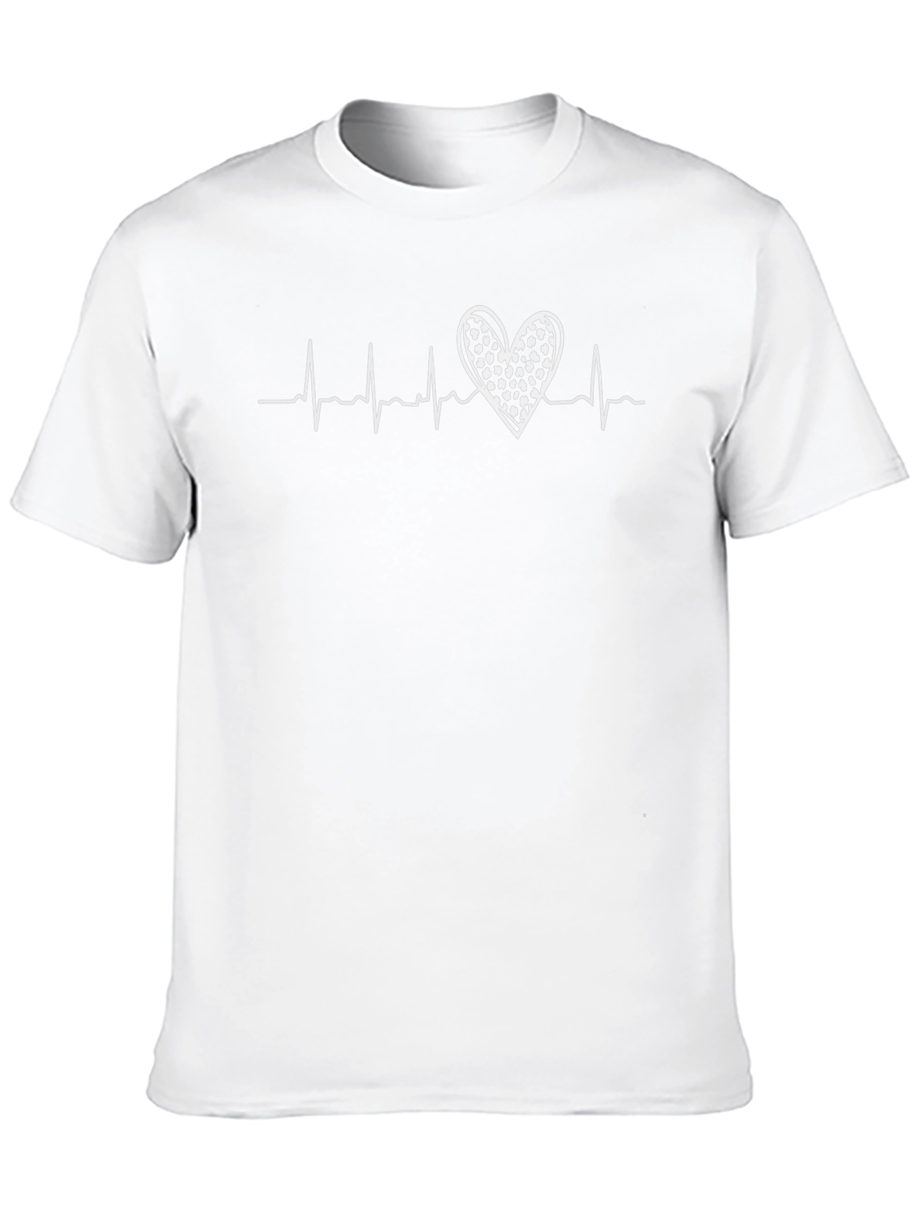 Heartbeat Heart T-Shirt - Black