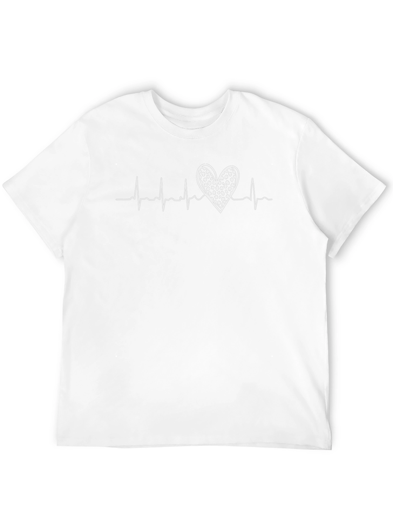 Heartbeat Heart T-Shirt - Black